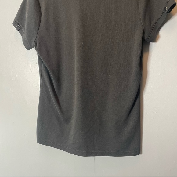 IZOD Black Women's short sleeve Polo Shirt size medium - Picture 8 of 8